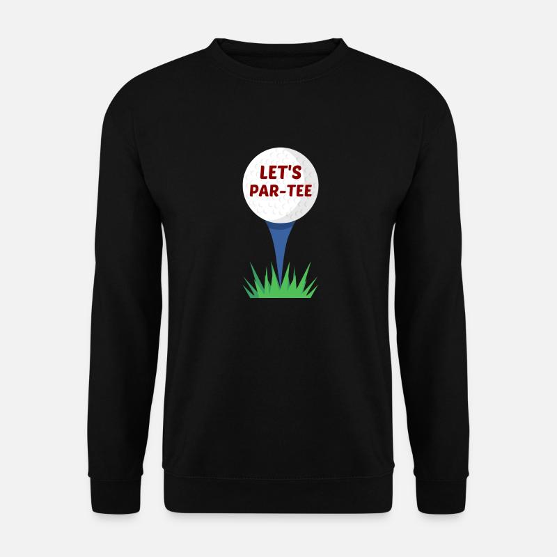 Let's Par-Tee | Golf Pun - Unisex Sweatshirt - black