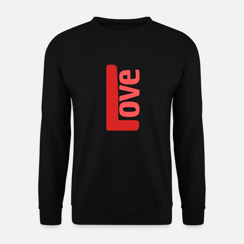 LOVE - Unisex Pullover - Schwarz
