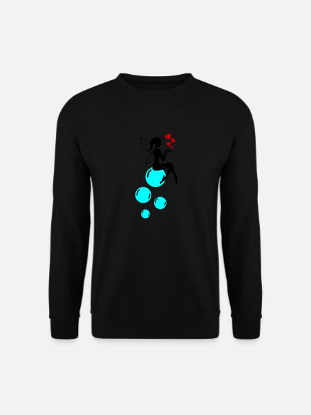 Fairy Soap Bubbles 02 - Unisex Sweatshirt - black