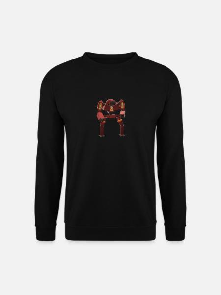 dark red - Unisex Sweatshirt - black