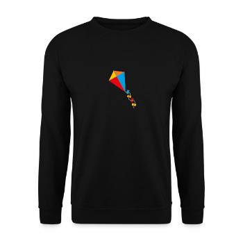 Drachen - Unisex Pullover - Schwarz - Vorne - Alina (178cm) & Michal (187cm)