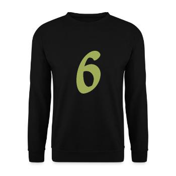 6 - Unisex Sweatshirt - black - Front - Alina (178cm) & Michal (187cm)