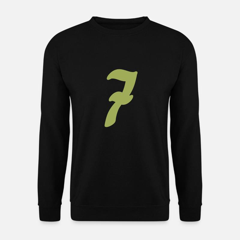 7 - Unisex Sweatshirt - black