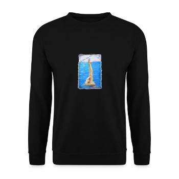 Synchro what else - Unisex Pullover - Schwarz - Vorne - Alina (178cm) & Michal (187cm)