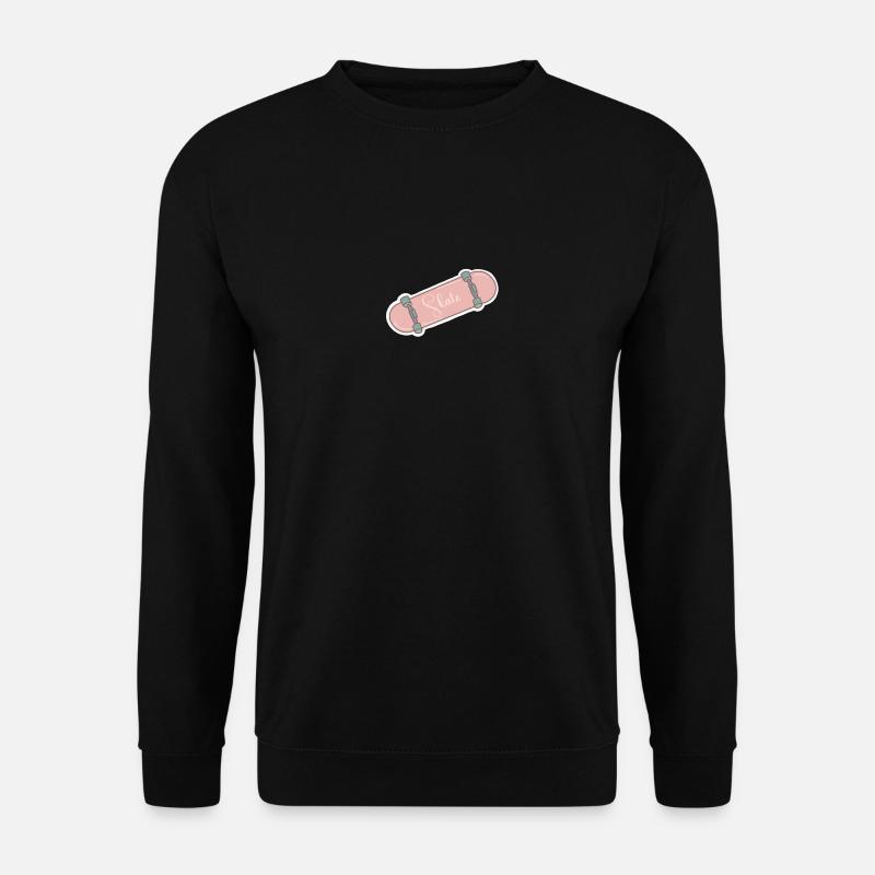 Pink skateboard - Unisex Sweatshirt - black