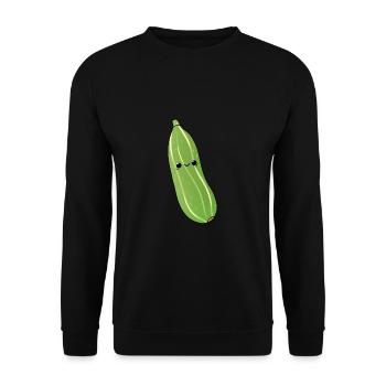 Zucchini - Unisex Pullover - Schwarz - Vorne - Alina (178cm) & Michal (187cm)