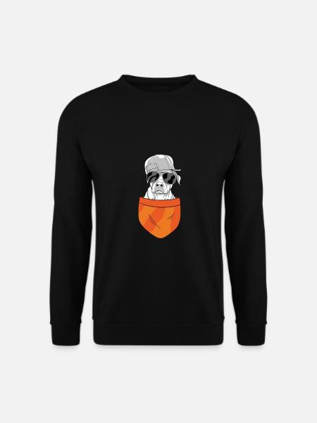 Lustige Hundehalter Hunde Welpe Welpen Spaß Liebha - Unisex Pullover - Schwarz