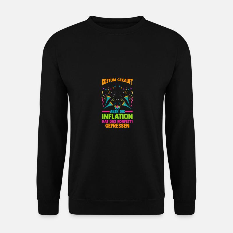 Costume de carnaval Carnaval - Sweat-shirt Unisexe - noir