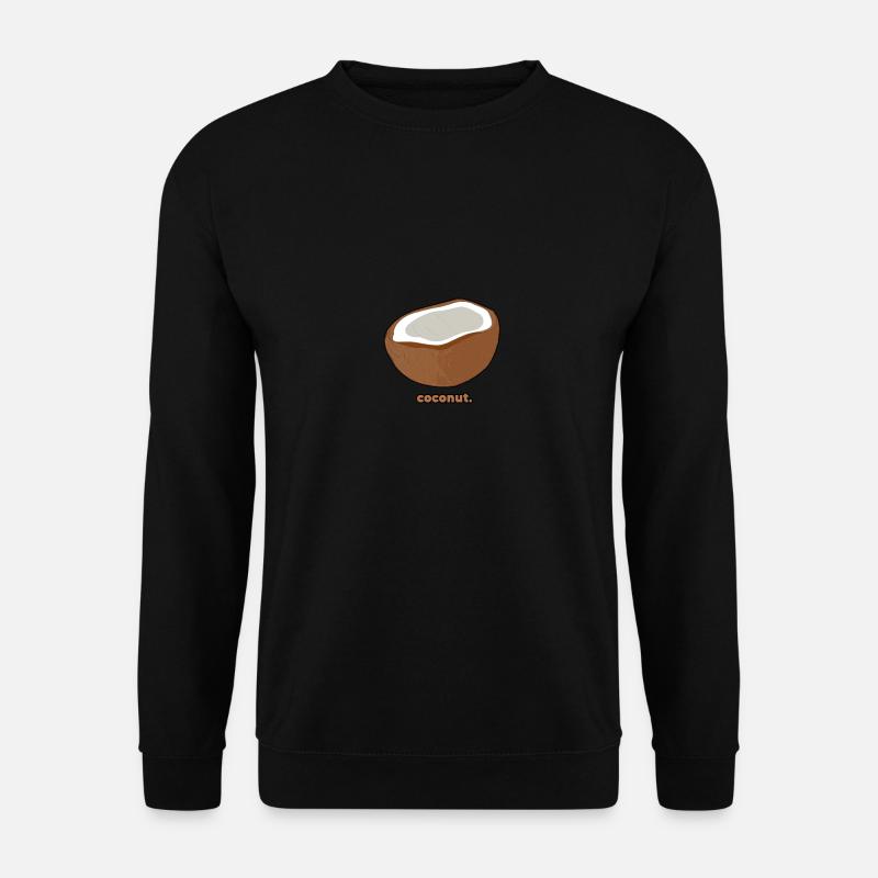 Kokosnuss | Kokos - Unisex Pullover - Schwarz