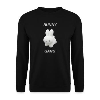 Bunny Gang - Sweat-shirt Unisexe - noir - Devant - Alina (178cm) & Michal (187cm)
