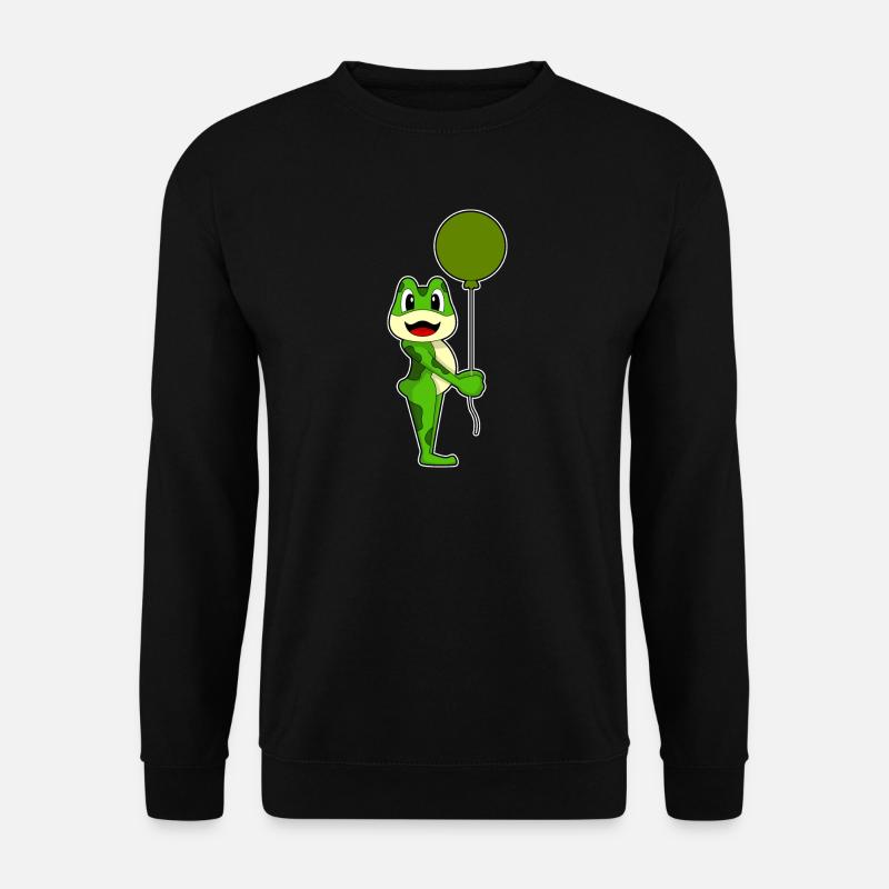 Frog Balloon - Unisex Sweatshirt - black