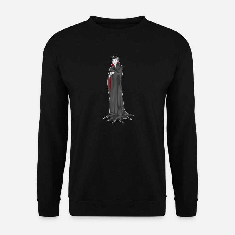 Café d’Halloween vampire - Sweat-shirt Unisexe - noir