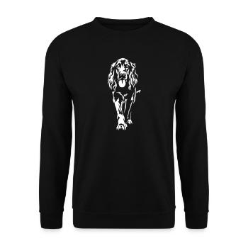 Irish Setter « Édition Noire » - Sweat-shirt Unisexe - noir - Devant - Alina (178cm) & Michal (187cm)