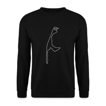 Sylt - Unisex Pullover - Schwarz - Vorne - Alina (178cm) & Michal (187cm)