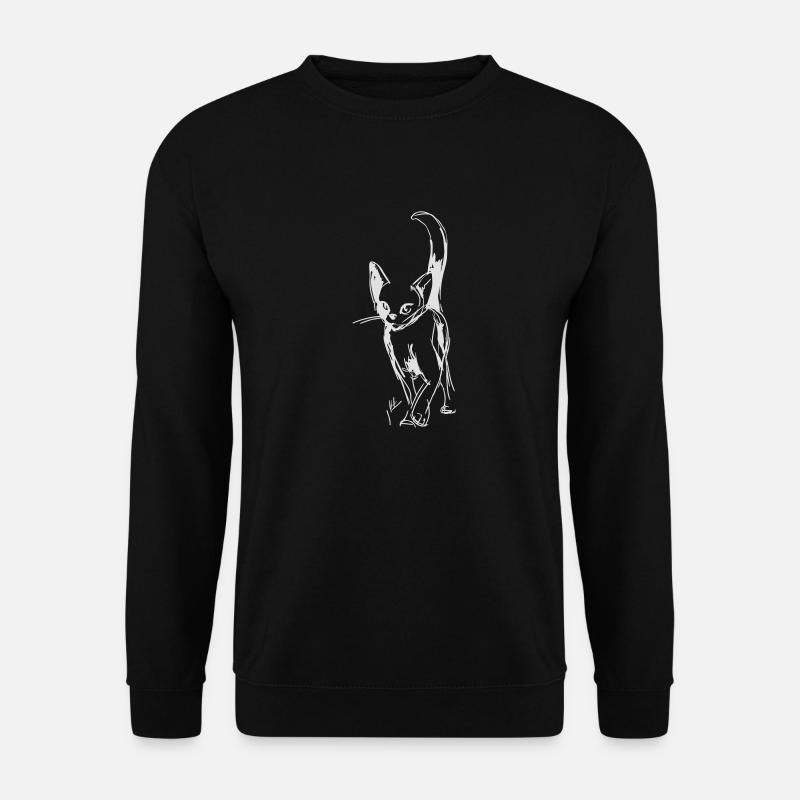 Weißes Kätzchen - Unisex Pullover - Schwarz