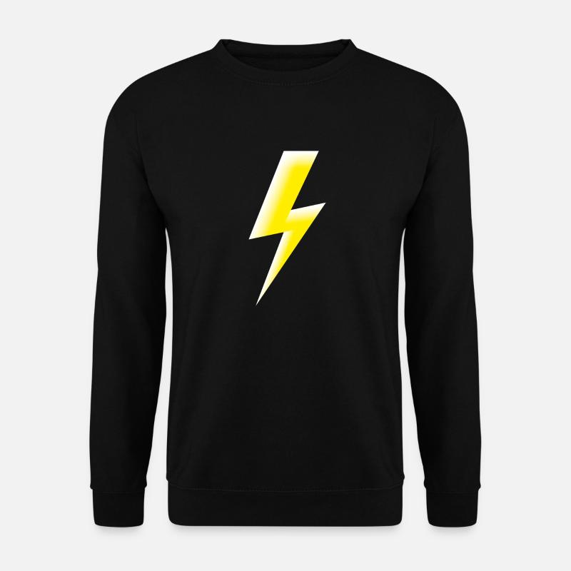 Smiley Flash - Unisex Pullover - Schwarz