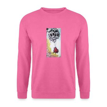 Skull Balloons / KOLONE - Unisex Pullover - Pink - Vorne