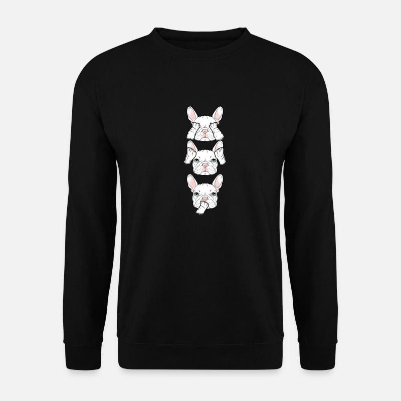 ICH SEHE NICHTS, ICH HÖRE NICHTS, ICH WERDE NICHTS SAGEN - Unisex Pullover - Schwarz