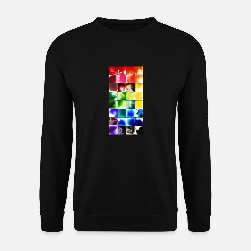 Aquarell - Unisex Pullover - Schwarz