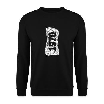 1970 - Unisex Sweatshirt - black - Front - Alina (178cm) & Michal (187cm)