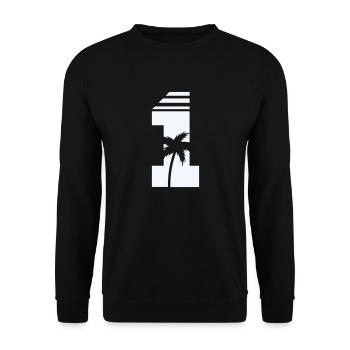 1 Lame - Sweat-shirt Unisexe - noir - Devant - Alina (178cm) & Michal (187cm)