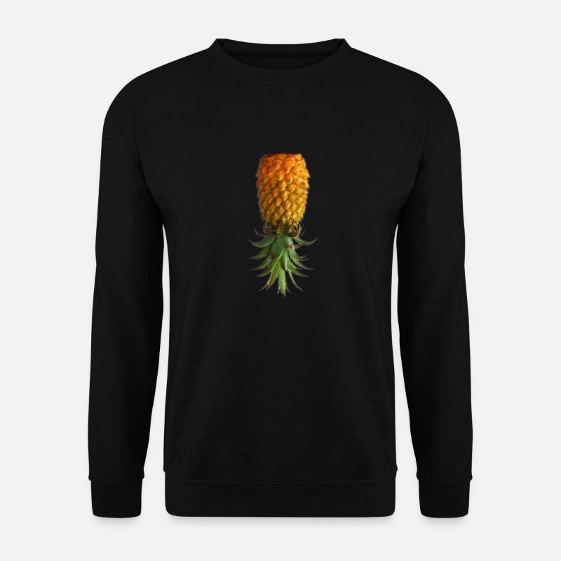 Pineapple Upside Down - Ananas auf dem Kopf - Unisex Pullover - Schwarz