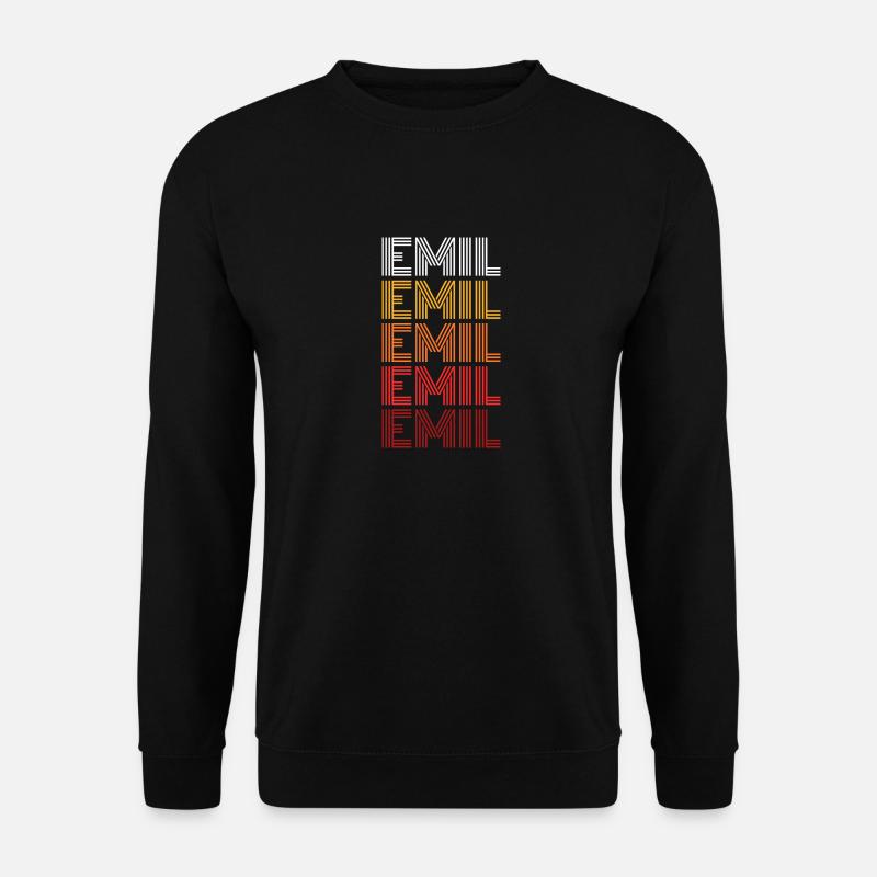 Emil - Unisex Pullover - Schwarz