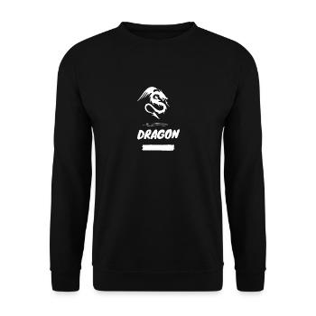 Dragon - Sweat-shirt Unisexe - noir - Devant - Alina (178cm) & Michal (187cm)