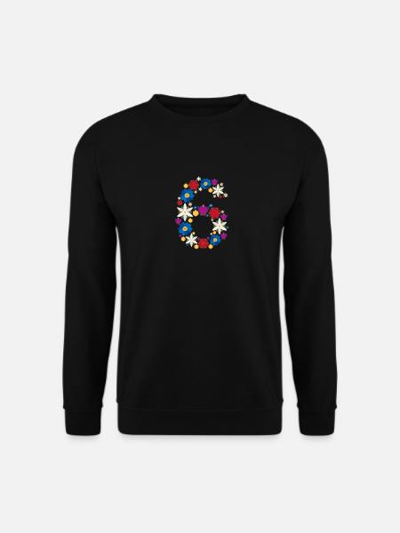 Flowers 6 - Unisex Pullover - Schwarz