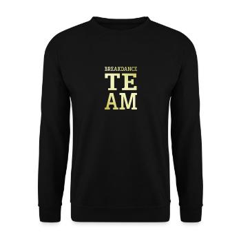 Breakdance Team Mannschaft - Unisex Sweatshirt - black - Front - Alina (178cm) & Michal (187cm)