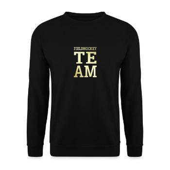 Field Hockey Team Team - Unisex Sweatshirt - black - Front - Alina (178cm) & Michal (187cm)