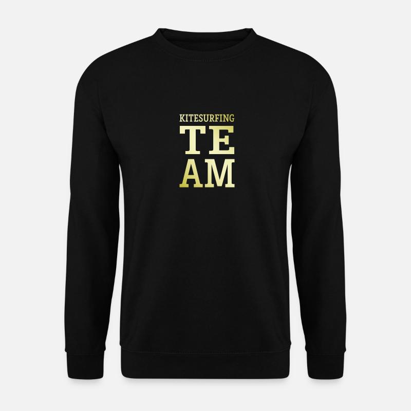 Équipe de kitesurf - Sweat-shirt Unisexe - noir