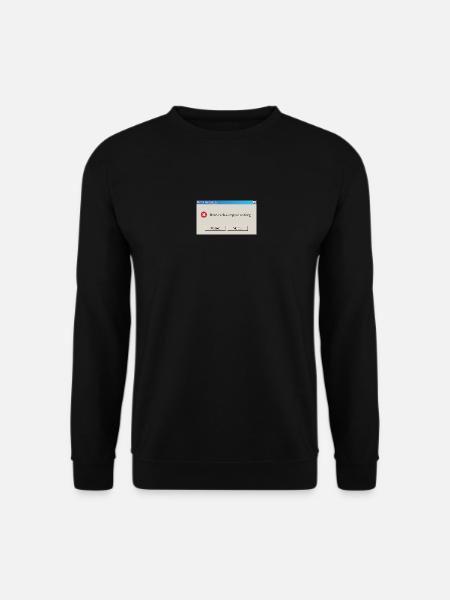 Brain.exe has stopped working - Unisex Sweatshirt - black