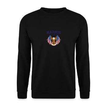 Kamala Yes She Can 2024 - Kamala pour la présidente - Sweat-shirt Unisexe - noir - Devant - Alina (178cm) & Michal (187cm)