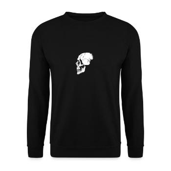 Crâne design - Sweat-shirt Unisexe - noir - Devant - Alina (178cm) & Michal (187cm)