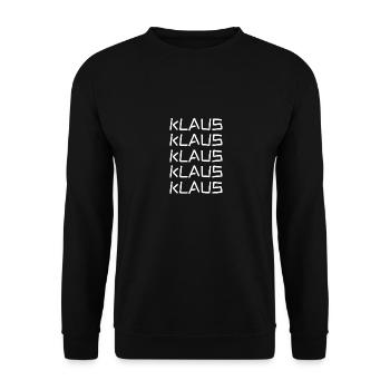 Klaus as a bachelor - Unisex Sweatshirt - black - Front - Alina (178cm) & Michal (187cm)