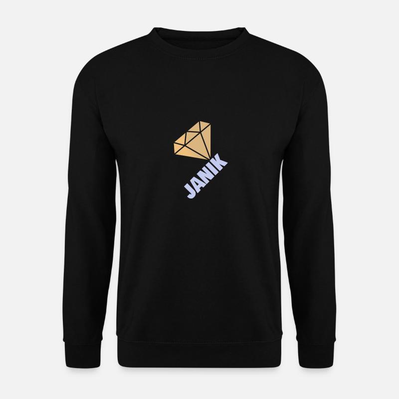 Geschenk für Janik - Unisex Pullover - Schwarz