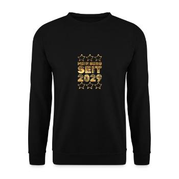 Bergen 2029 - Unisex Sweatshirt - black - Front - Alina (178cm) & Michal (187cm)