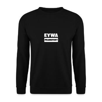 EYWA FRANKFURT - Unisex Pullover - Schwarz - Vorne - Alina (178cm) & Michal (187cm)