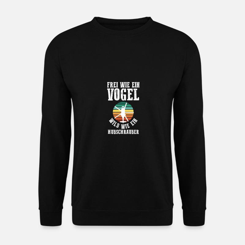 Pilot Helicopter Helicopter - Unisex Sweatshirt - black