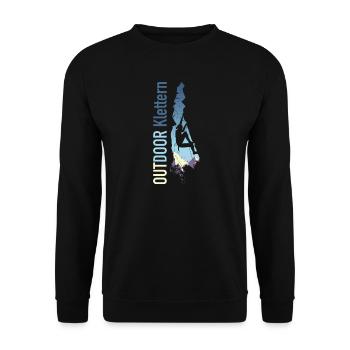 Outdoor Klettern - Unisex Pullover - Schwarz - Vorne - Alina (178cm) & Michal (187cm)