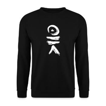 Önk - Unisex Pullover - Schwarz - Vorne - Alina (178cm) & Michal (187cm)