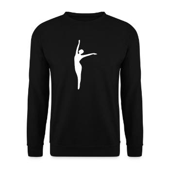Tanz tanzen - Unisex Pullover - Schwarz - Vorne - Alina (178cm) & Michal (187cm)