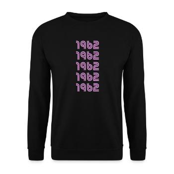 Style 1962 - Unisex Pullover - Schwarz - Vorne - Alina (178cm) & Michal (187cm)