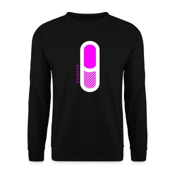 dbddhkp - Unisex Pullover - Schwarz - Vorne - Alina (178cm) & Michal (187cm)