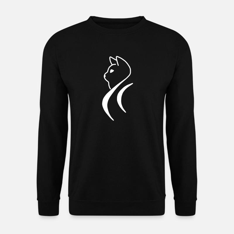 Cat - Unisex Sweatshirt - black
