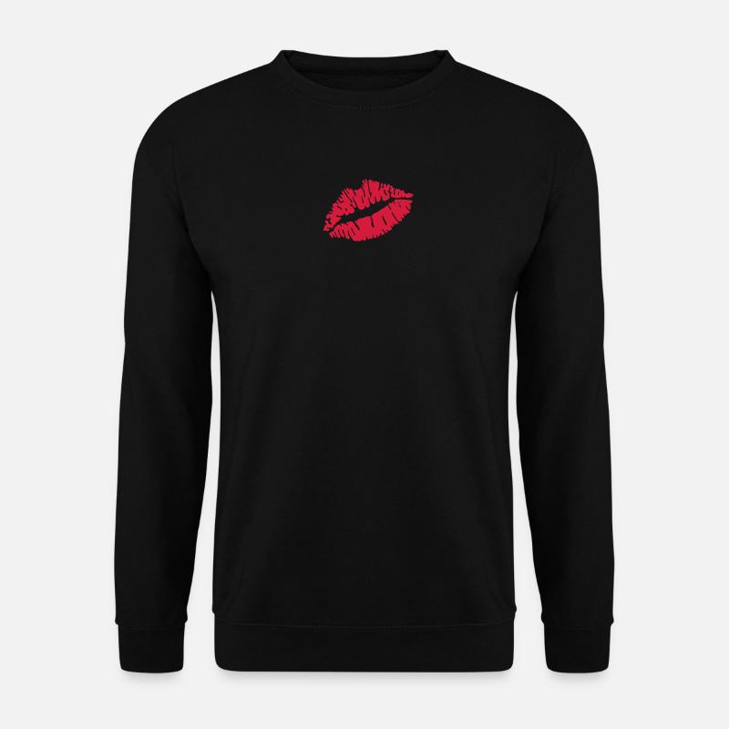 Lips - Unisex Sweatshirt - black