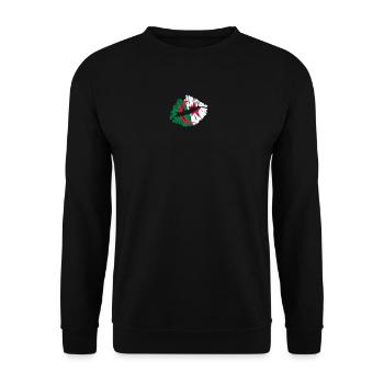 Algerien - Unisex Pullover - Schwarz - Vorne - Alina (178cm) & Michal (187cm)
