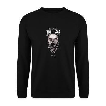 vida loca skull - Sweat-shirt Unisexe - noir - Devant - Alina (178cm) & Michal (187cm)