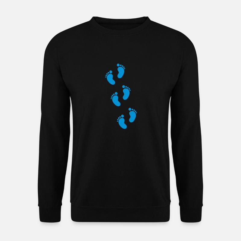 Baby Füße - Unisex Pullover - Schwarz